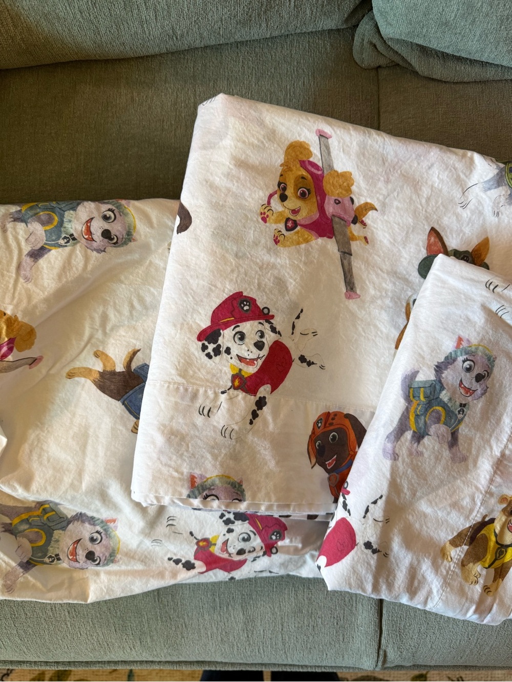 Pottery barn Kids Paw Patrol Twin Sheets